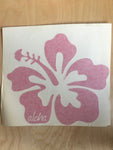 aloha hibiscus decal/sticker limited edition