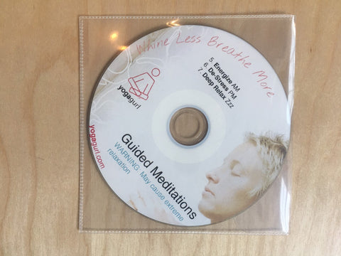 yogagurl limited edition “Whine Less, Breathe More” breathing cd