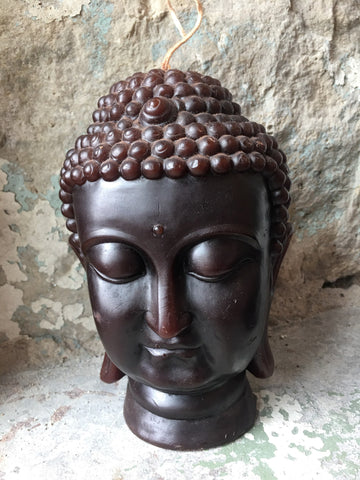 Buddha Head Candle